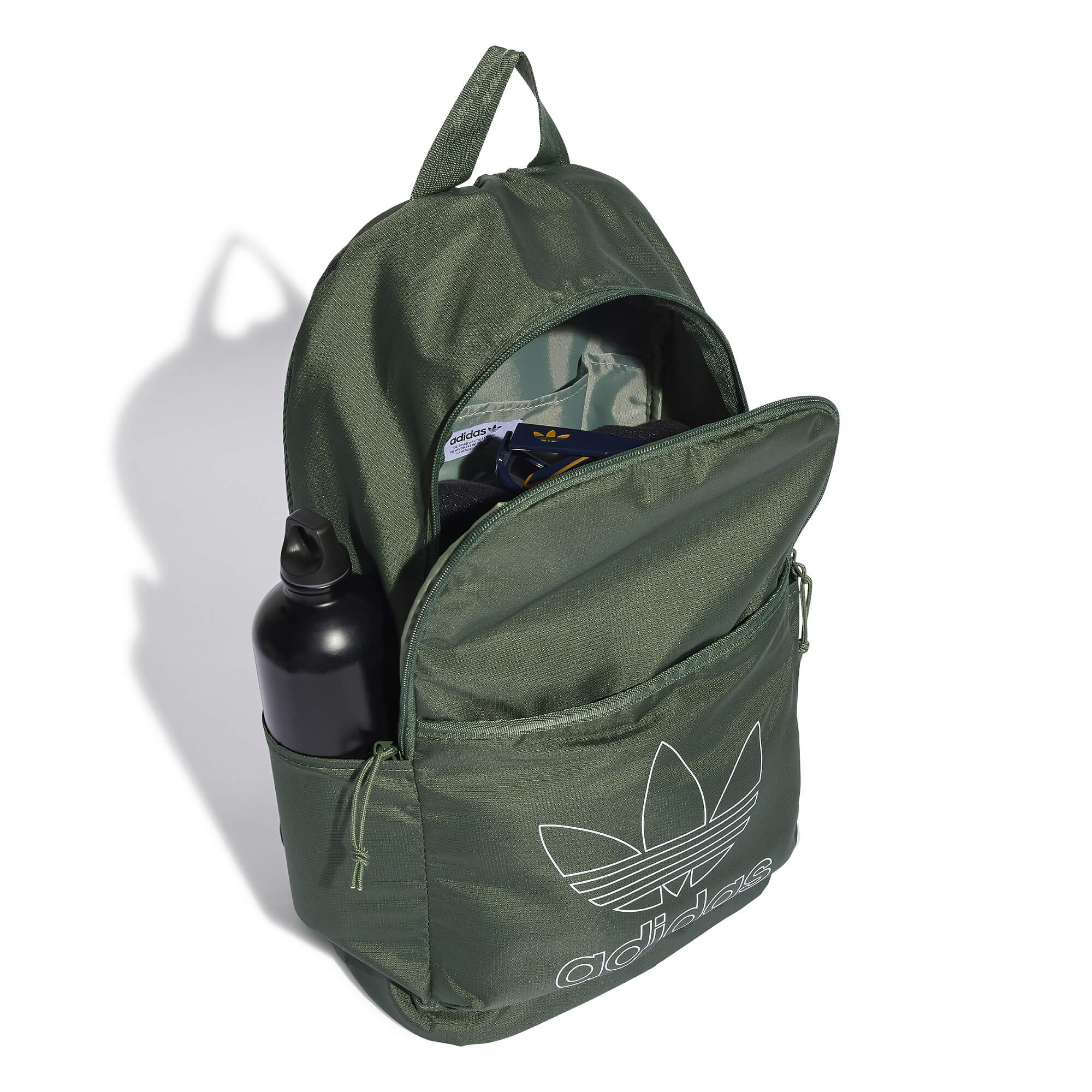 Adidas Adicolor Trefoil Backpack Bag Green Oxide