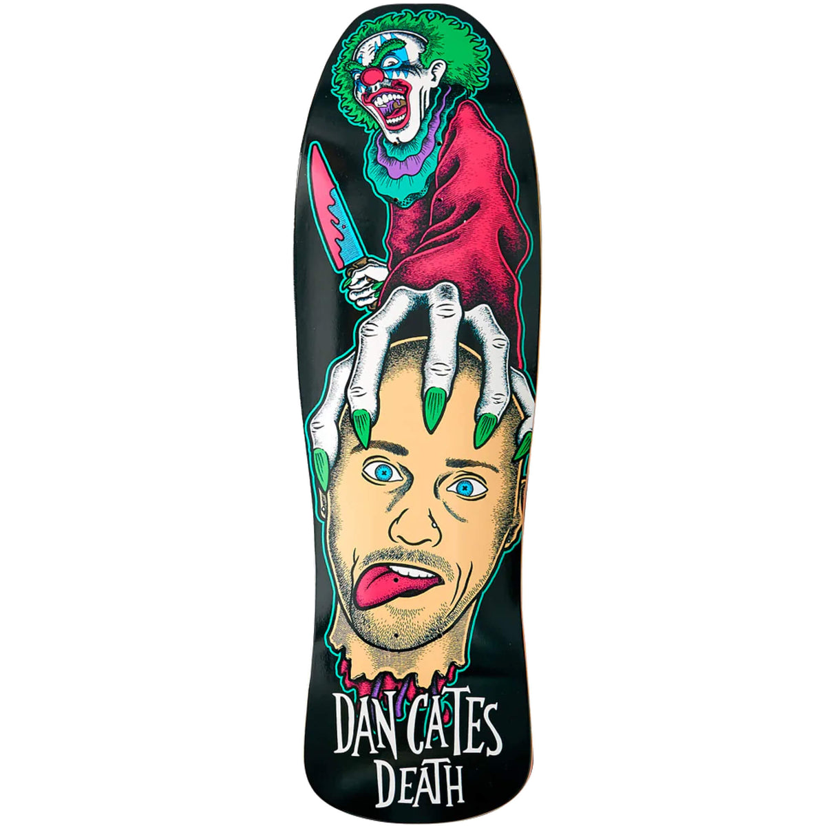 Death Skateboards Cates Killer Clown 2 Skateboard Deck 9.375"
