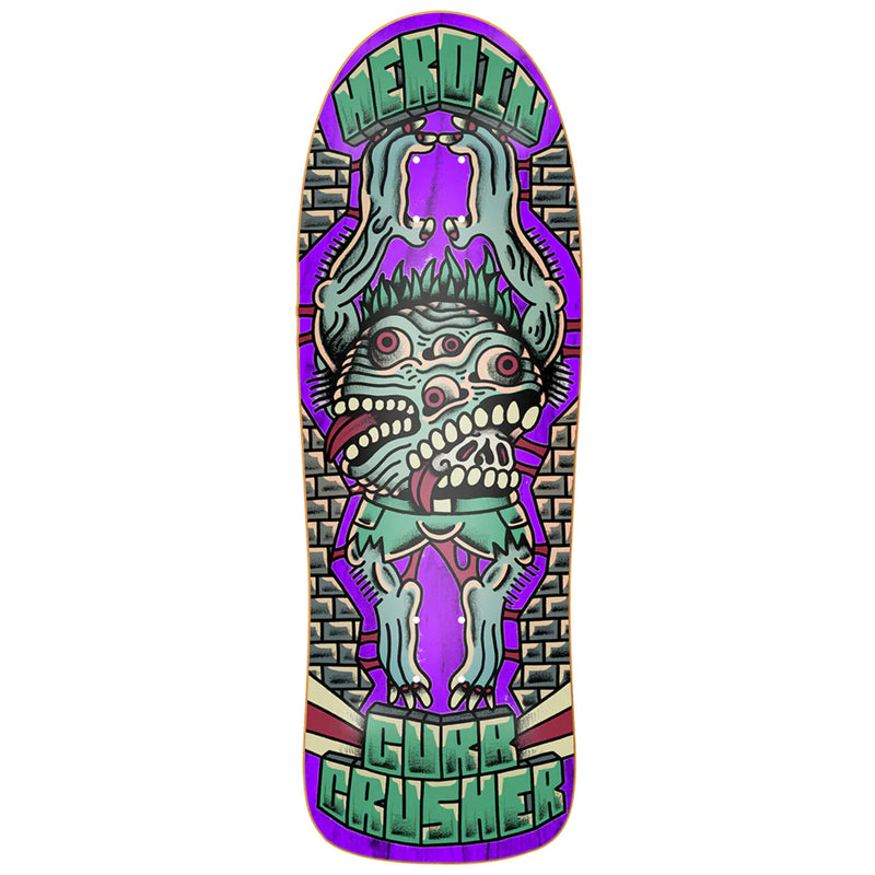 Heroin Skateboards Curb Crusher x Crawe Deck 10.25"