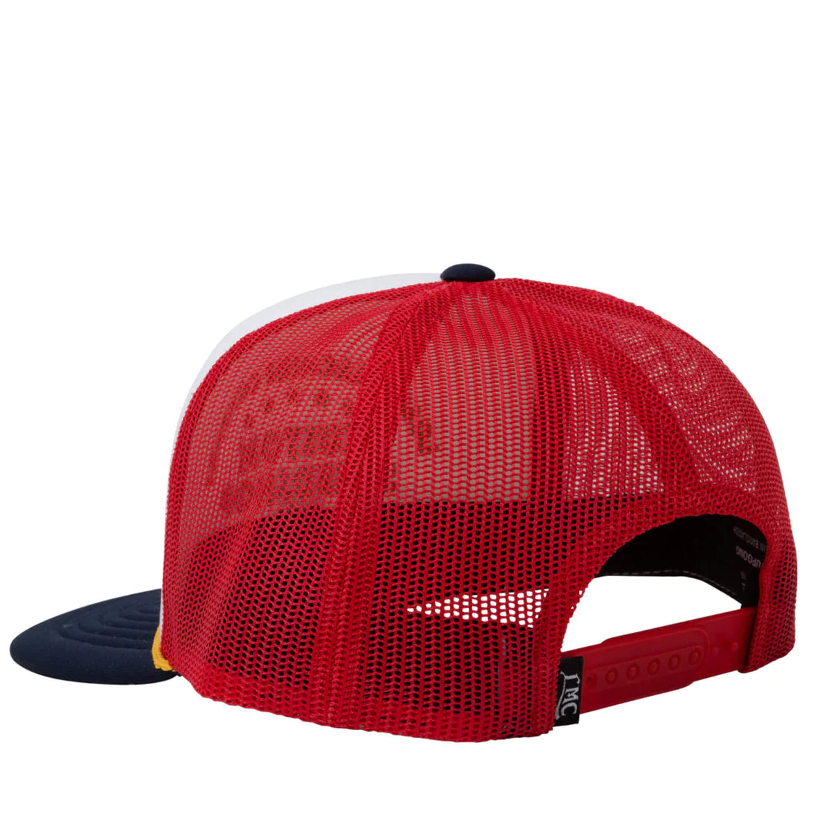 Loser Machine Clothing Double Down Snapback Trucker Cap White Red Navy