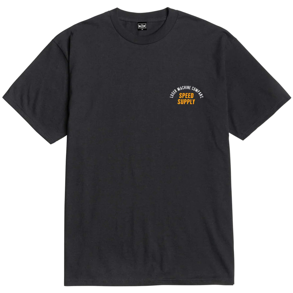 Loser Machine Clothing Spark Plug Skateboarding T-Shirt Black