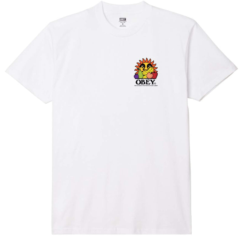 OBEY The Future Is The Fruits Of Our Labour T-Shirt | White