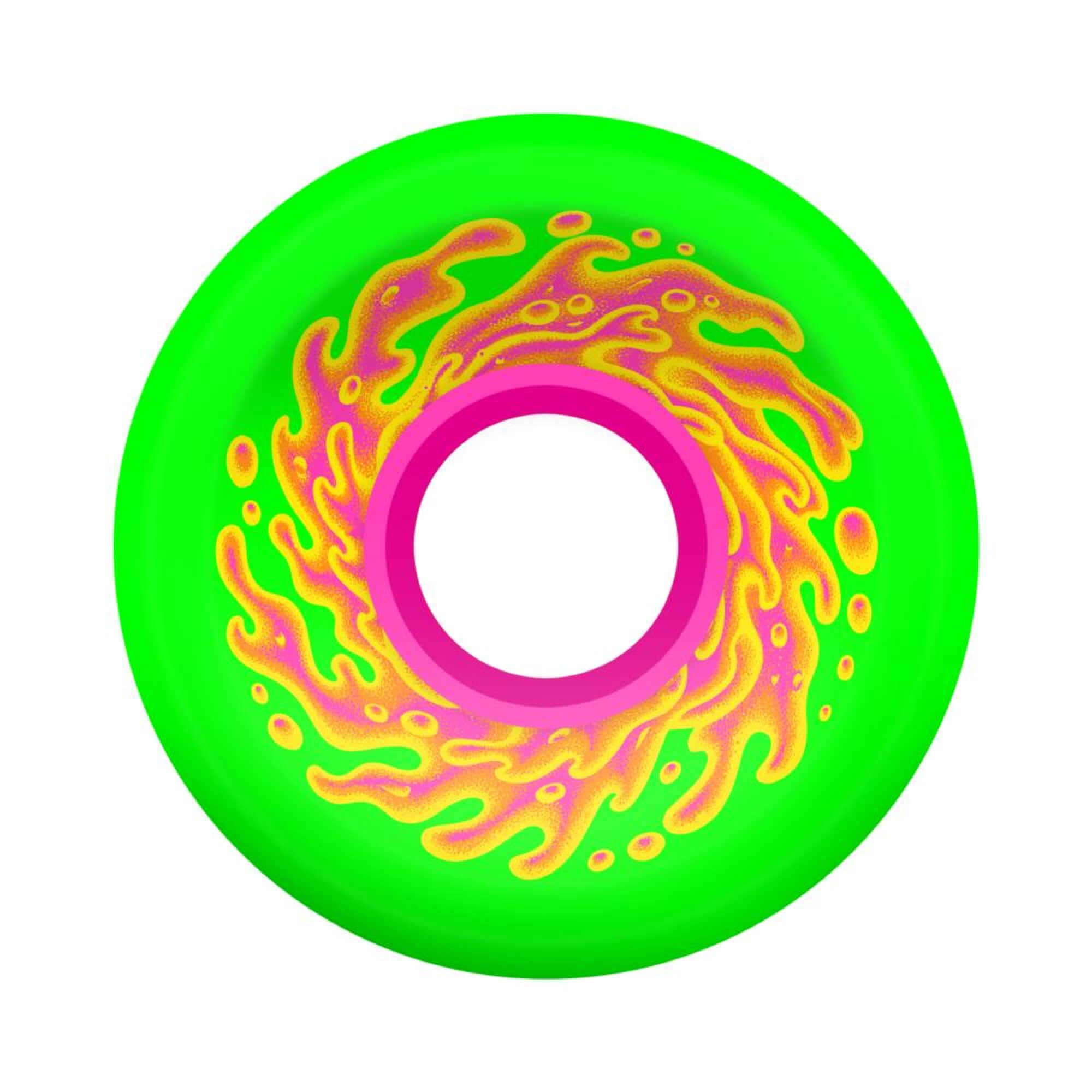 Santa Cruz Slime Balls Wheels | Mini OG Slime 78a 54.5mm Green Pink