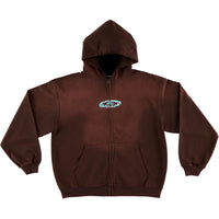 April Stars Zip Hoodie Brown