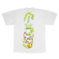 April Mushroom by Ema Gaspar Tee - White