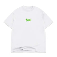 April Mushroom by Ema Gaspar Tee - White