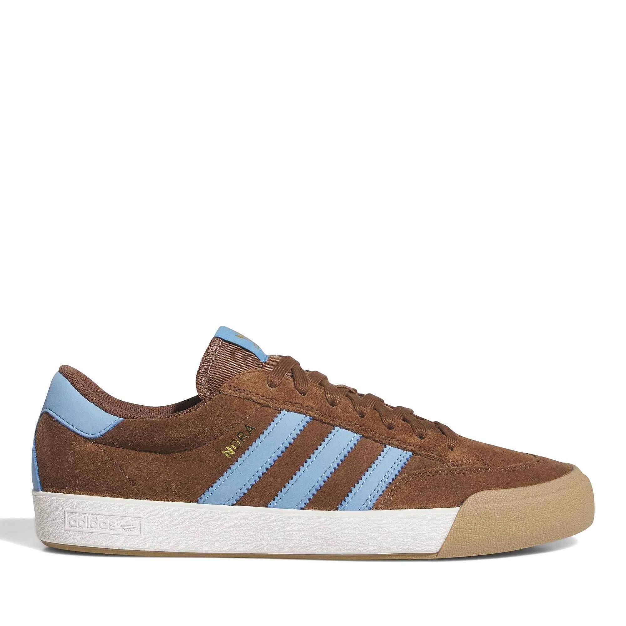 Adidas Nora Shoes Preloved Brown Light Blue Gum