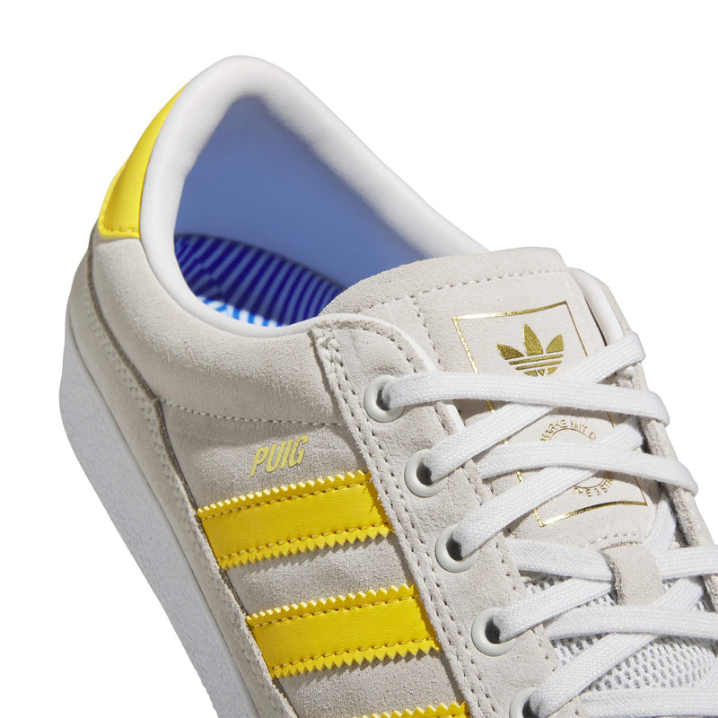 Adidas Skateboarding Puig Shoes White Gold White