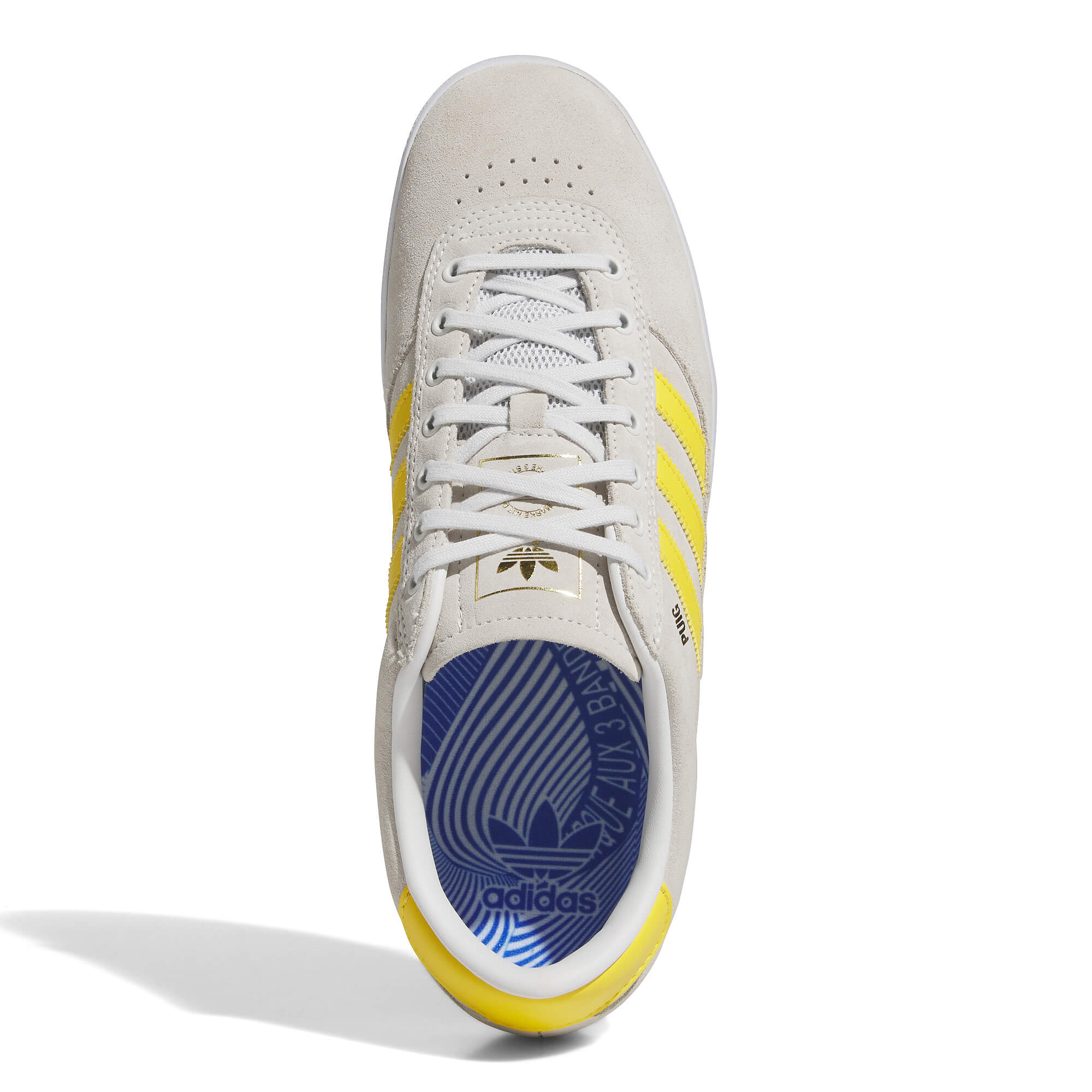 Adidas Skateboarding Puig Shoes White Gold White