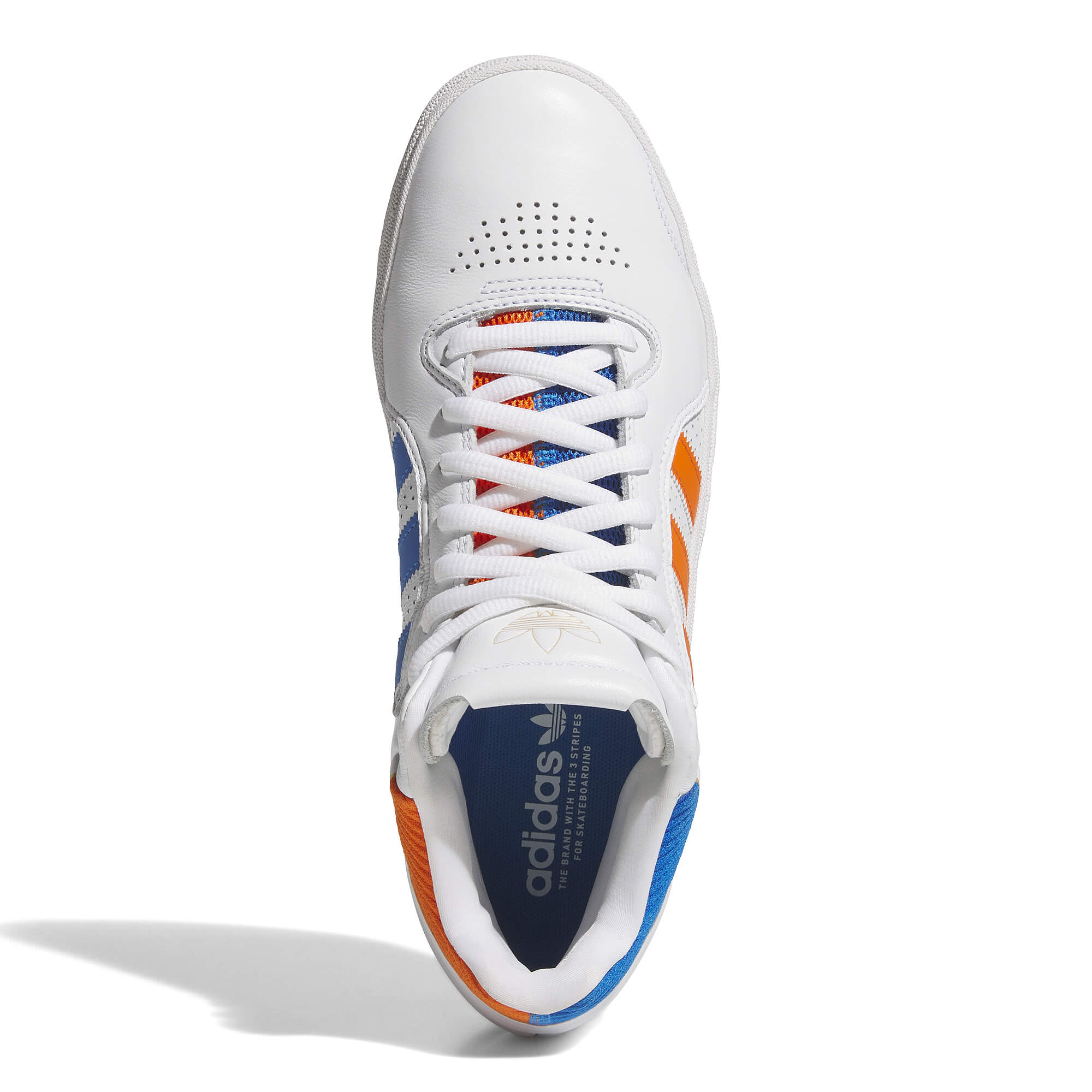 Adidas Skateboarding Tyshawn Shoes | White/Orange/Blue – Dissent