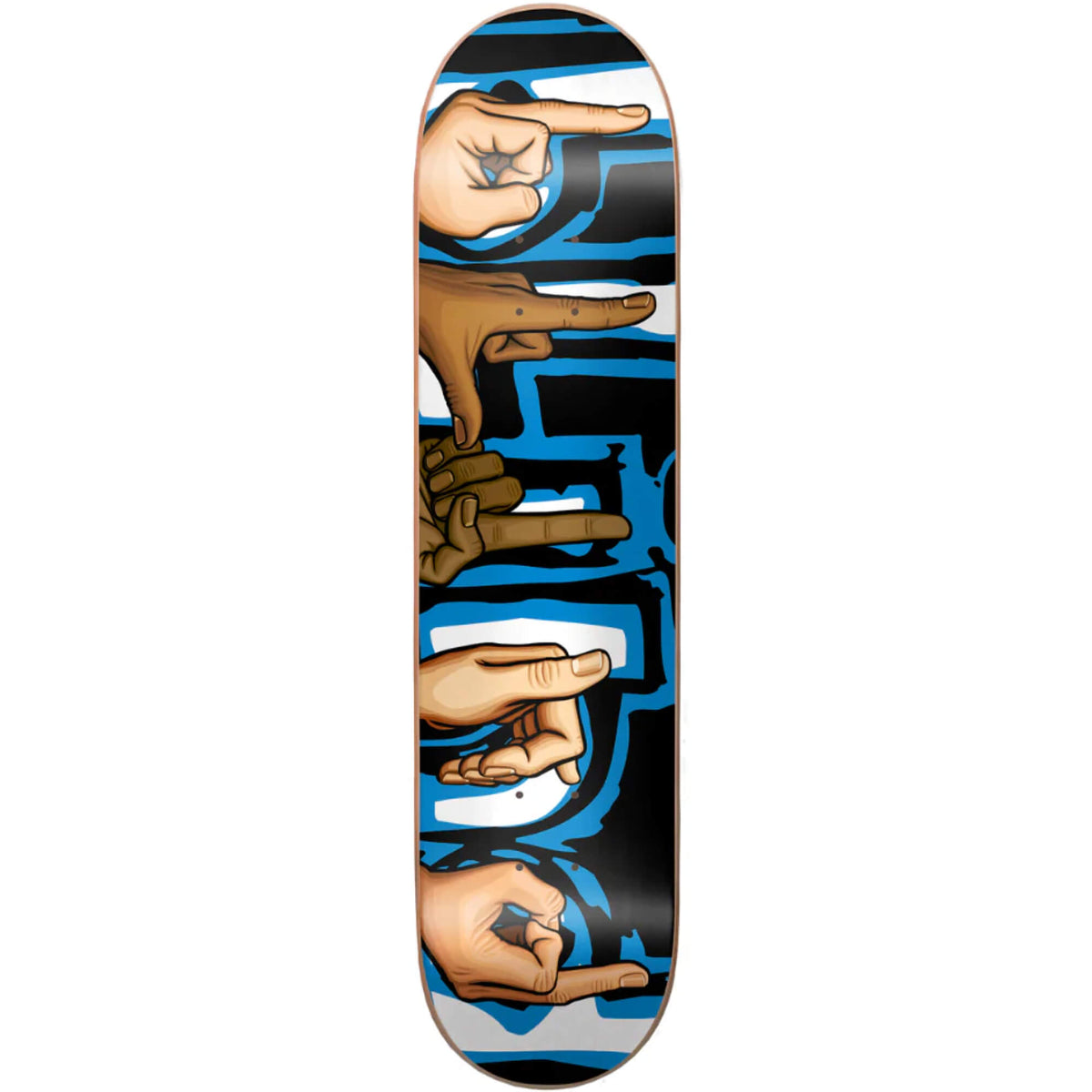 Blind Signs Skateboard Deck 8.25" Blue
