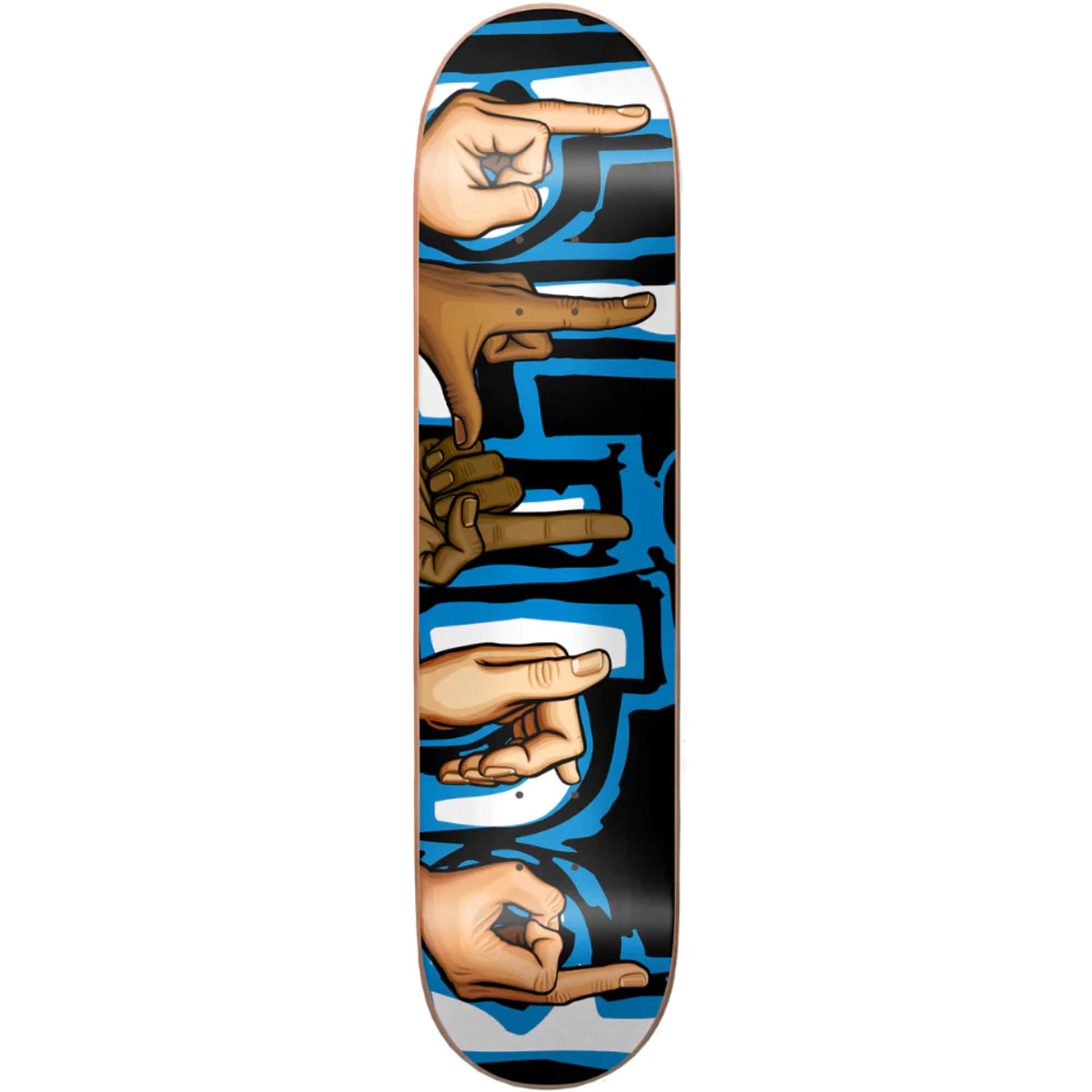 Blind Signs Skateboard Deck 8.25" Blue