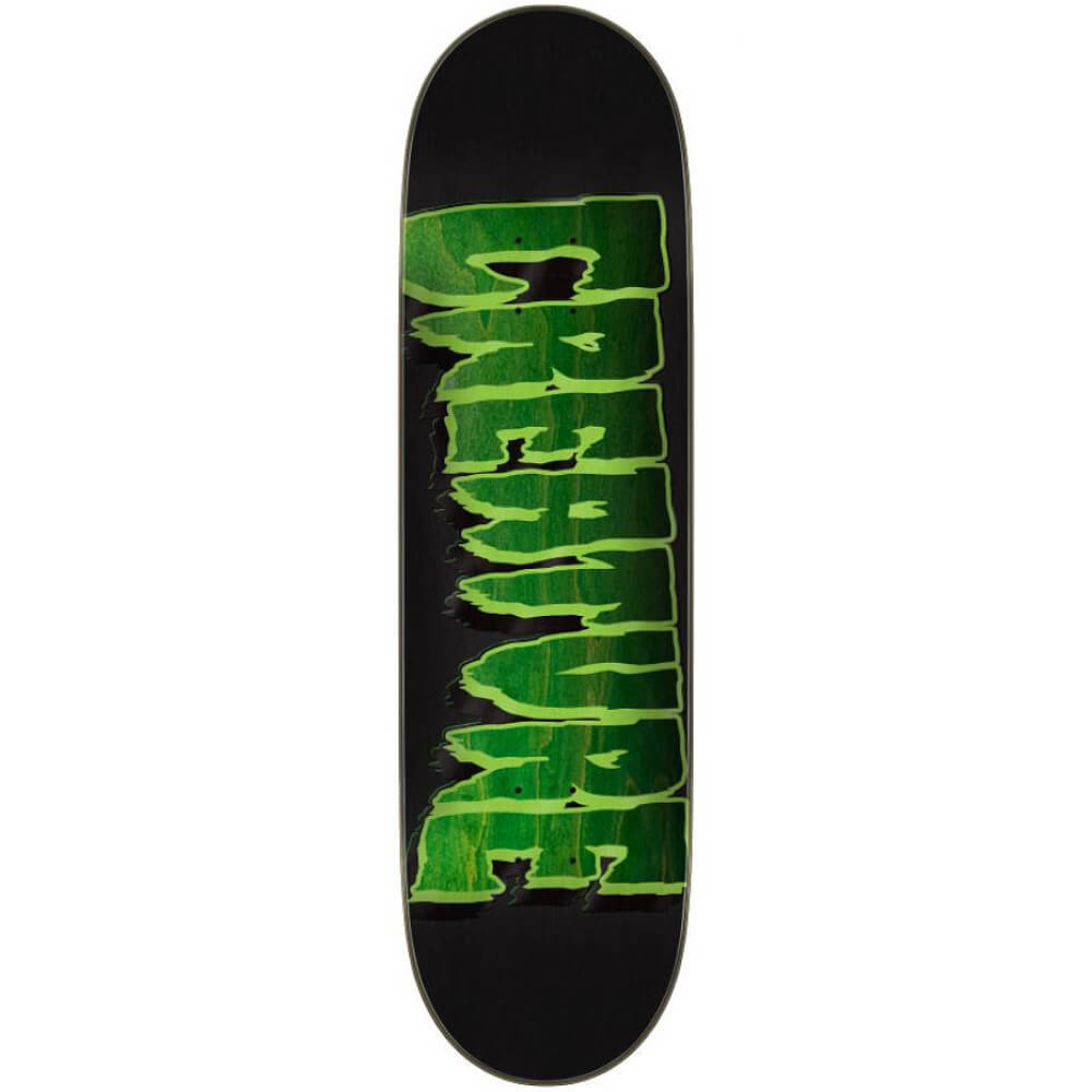 Creature Skateboard Deck Logo Outline Stumps Black 8.6"