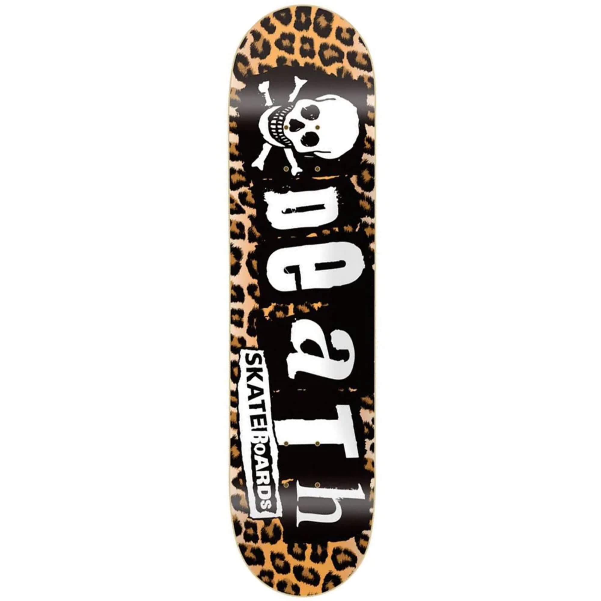 Death Skateboards Leopard Punk Deck Multi 