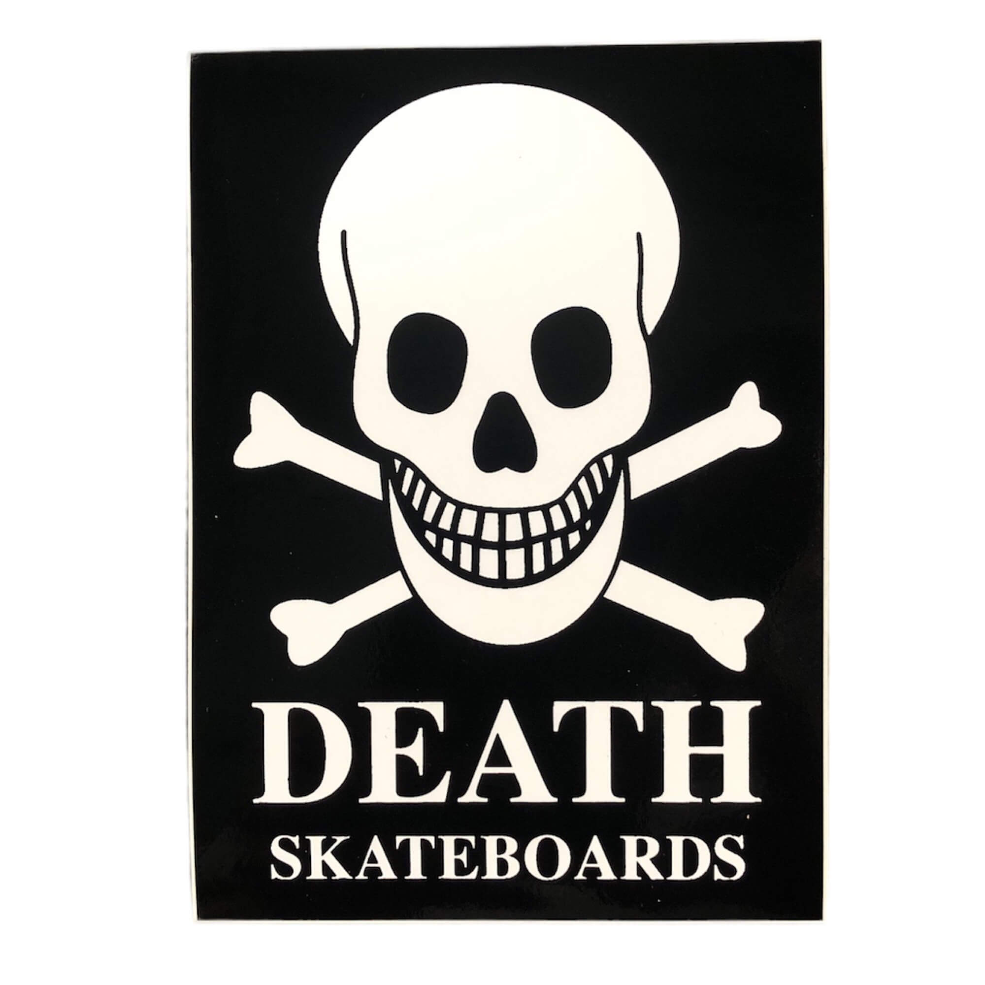 Death Skateboards OG Skull Sticker Medium