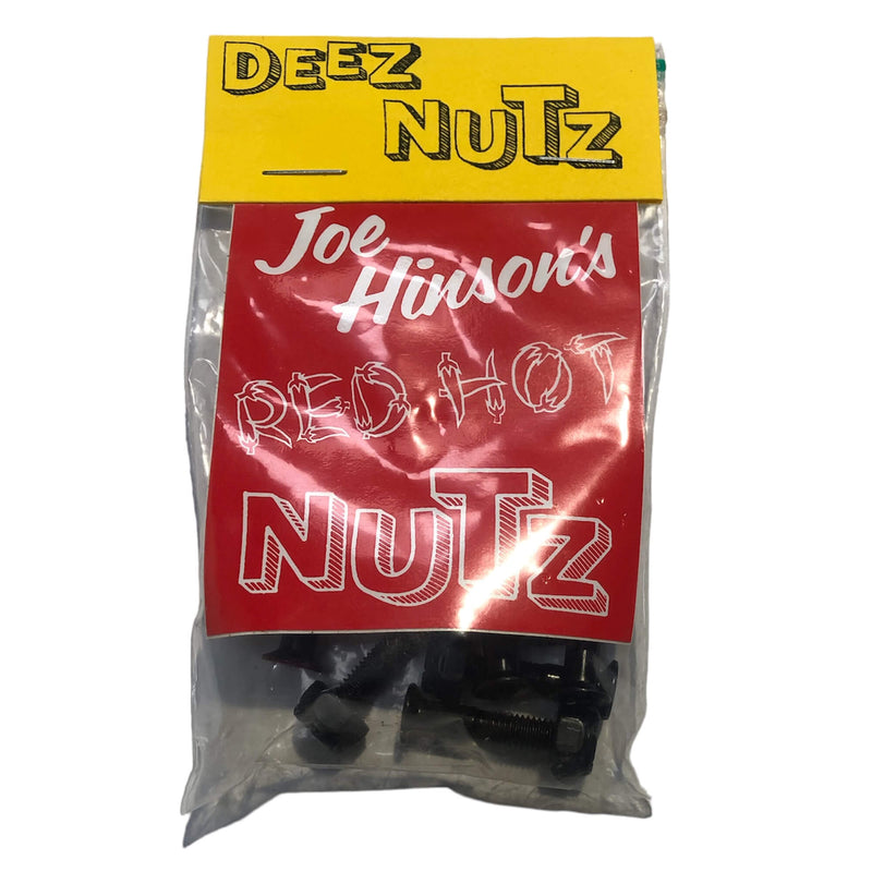 Deez Nutz Joe Hinson's Red Hot Nutz Skateboard Bolts 1" Inch Allen Bolts