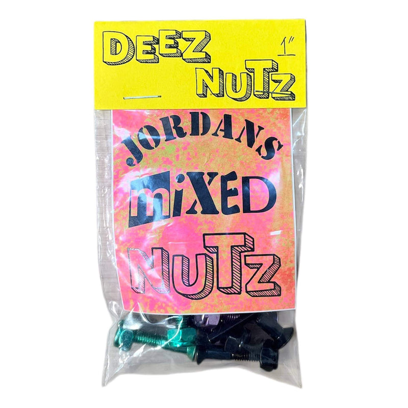Deez Nutz Jordan's Mixed Nutz Skateboard Bolts