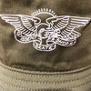 Dissent Skateboarding Eagle Logo Bucket Hat Olive