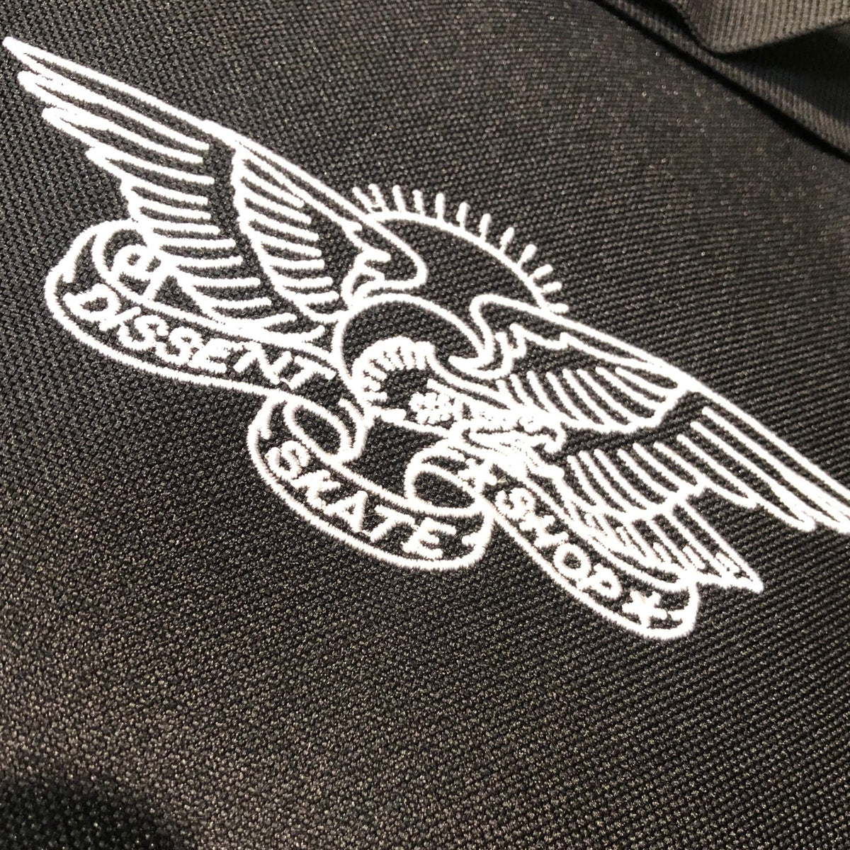 Dissent Skateboarding Eagle Logo Traveller Bag Black