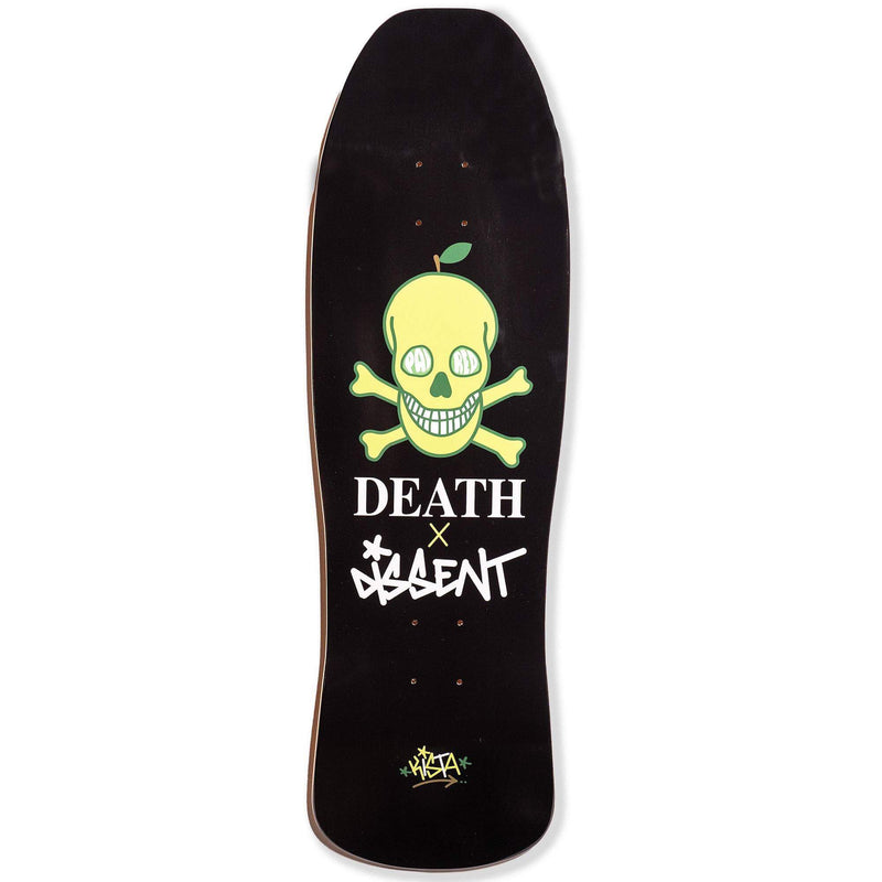 Death Skateboards x Dissent x Paired OG Skull Reimagined Deck Black