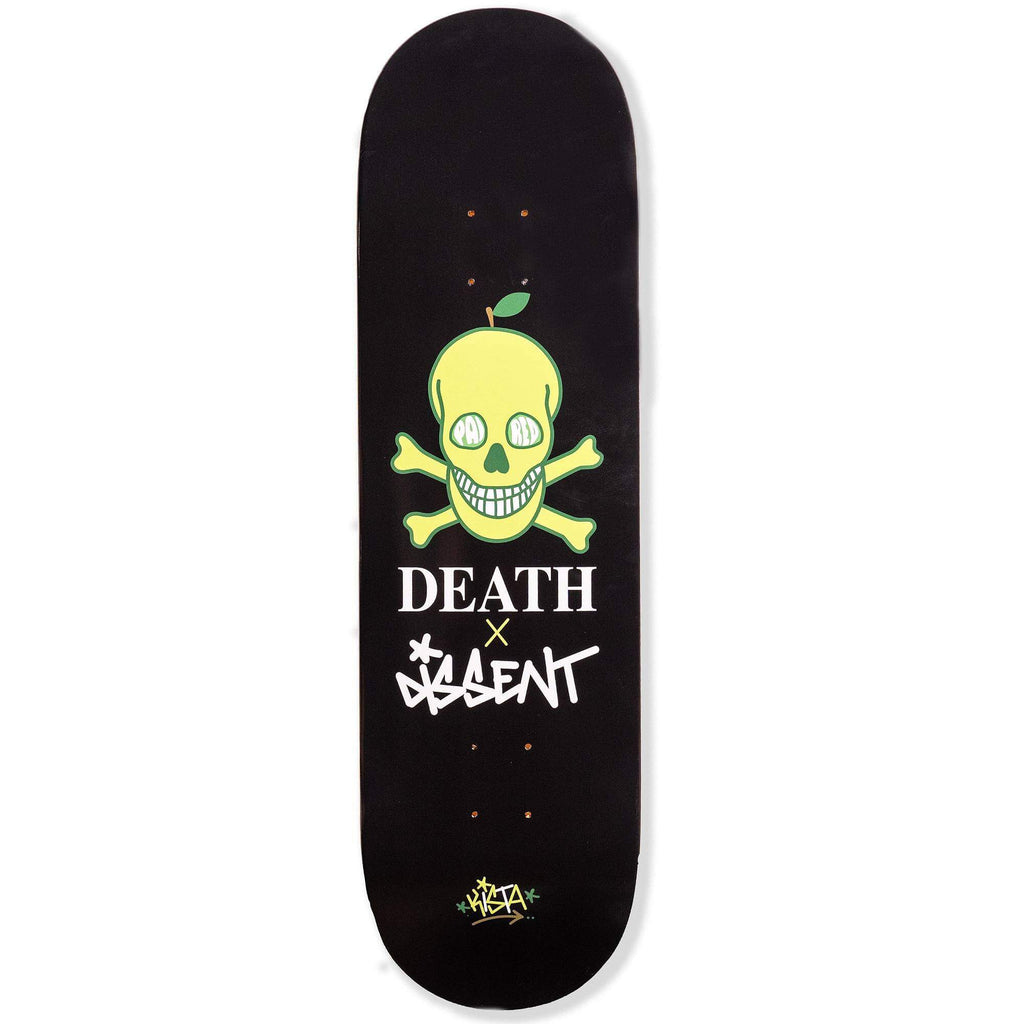 Death Skateboards x Dissent x Paired OG Skull Reimagined Deck Black 