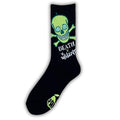 Death Skateboards x Dissent x Paired OG Skull Reimagined Socks Black