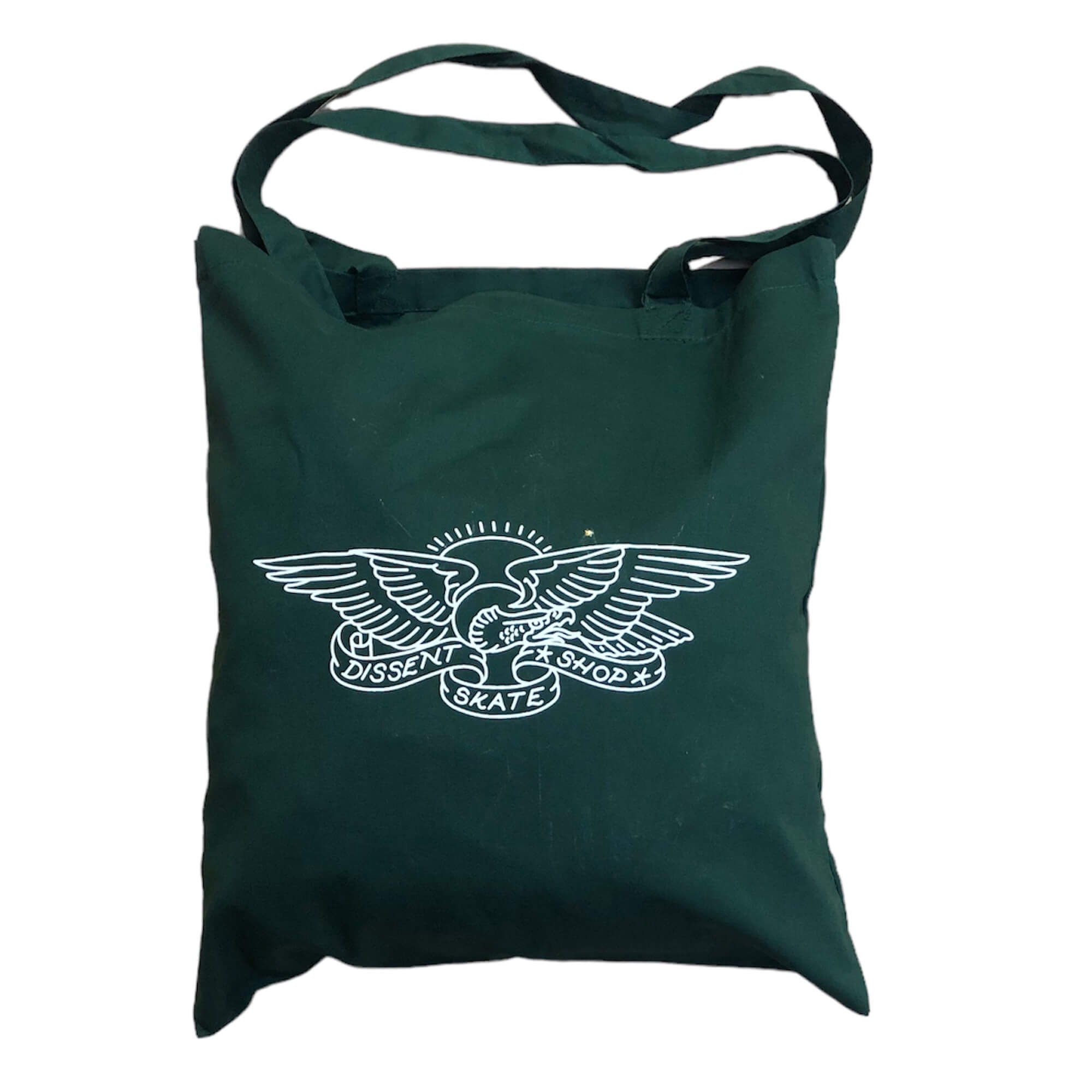 Dissent Skateboarding Eagle Logo Tote Bag For Life Bottle Green