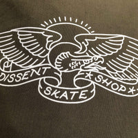 Dissent Skateboarding Eagle Logo Tote Bag For Life Olive Green