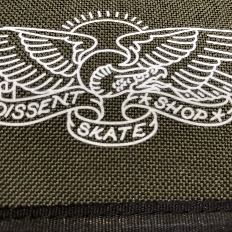 Dissent Skateboarding Eagle Logo Wallet Olive