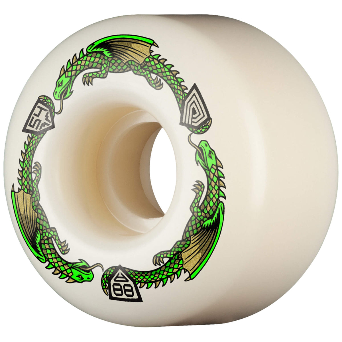 Powell Peralta Dragon Formula Skateboard Wheels 54mm x 34mm 88A V4