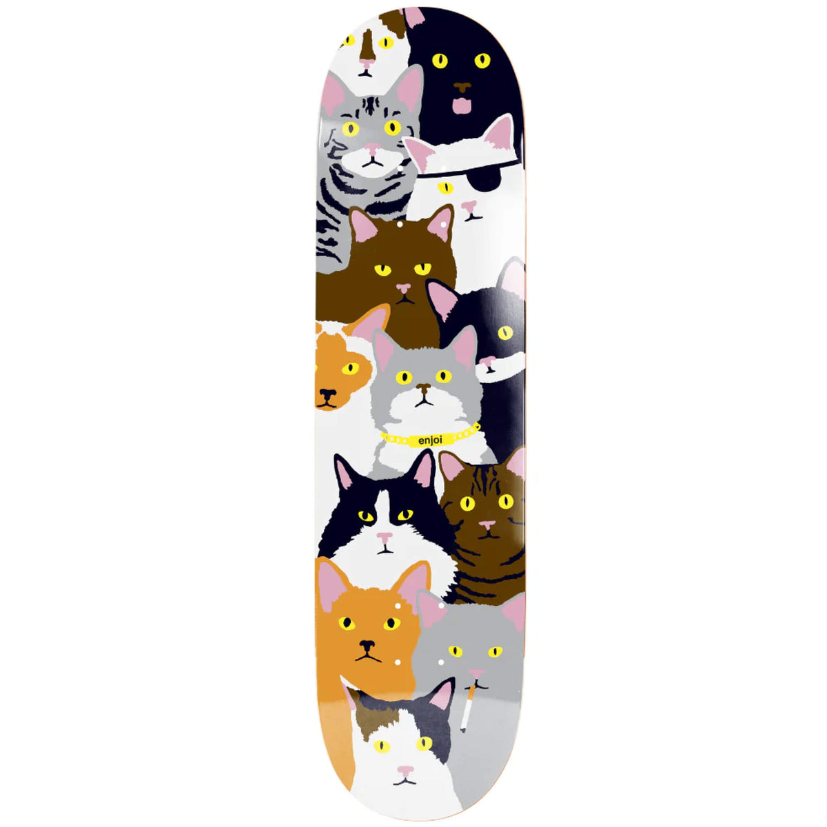 Enjoi Cat Collage R7 Skateboard Deck