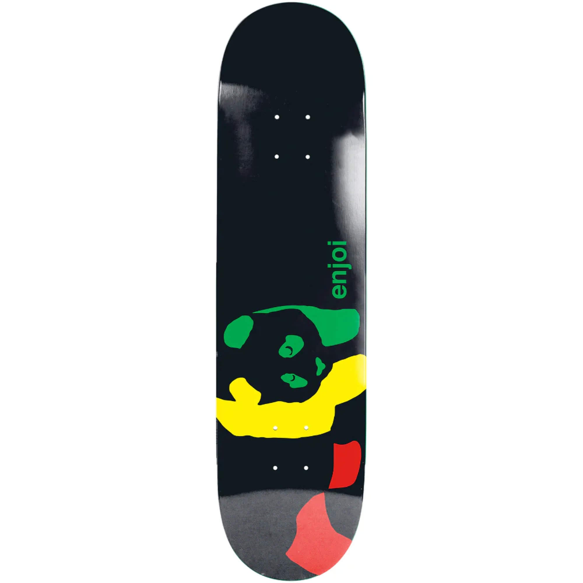 Enjoi Rasta Panda R7 Skateboard Deck 8.25"