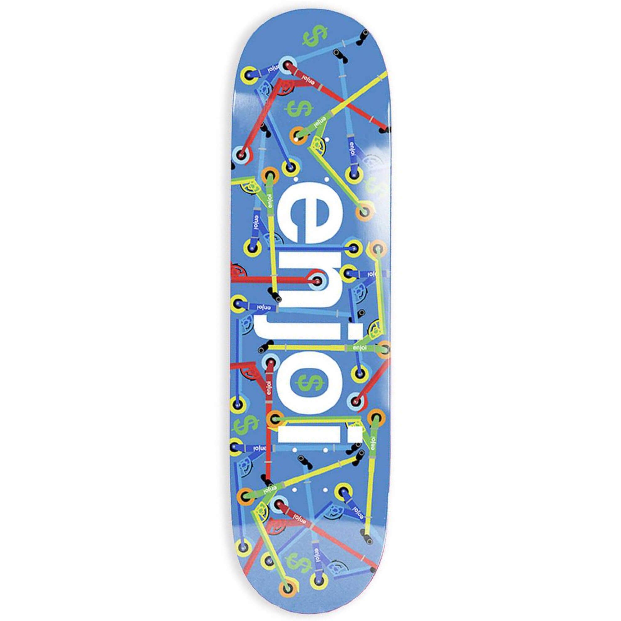 Enjoi Big Box Scooters R7 Skateboard Deck 8.00"