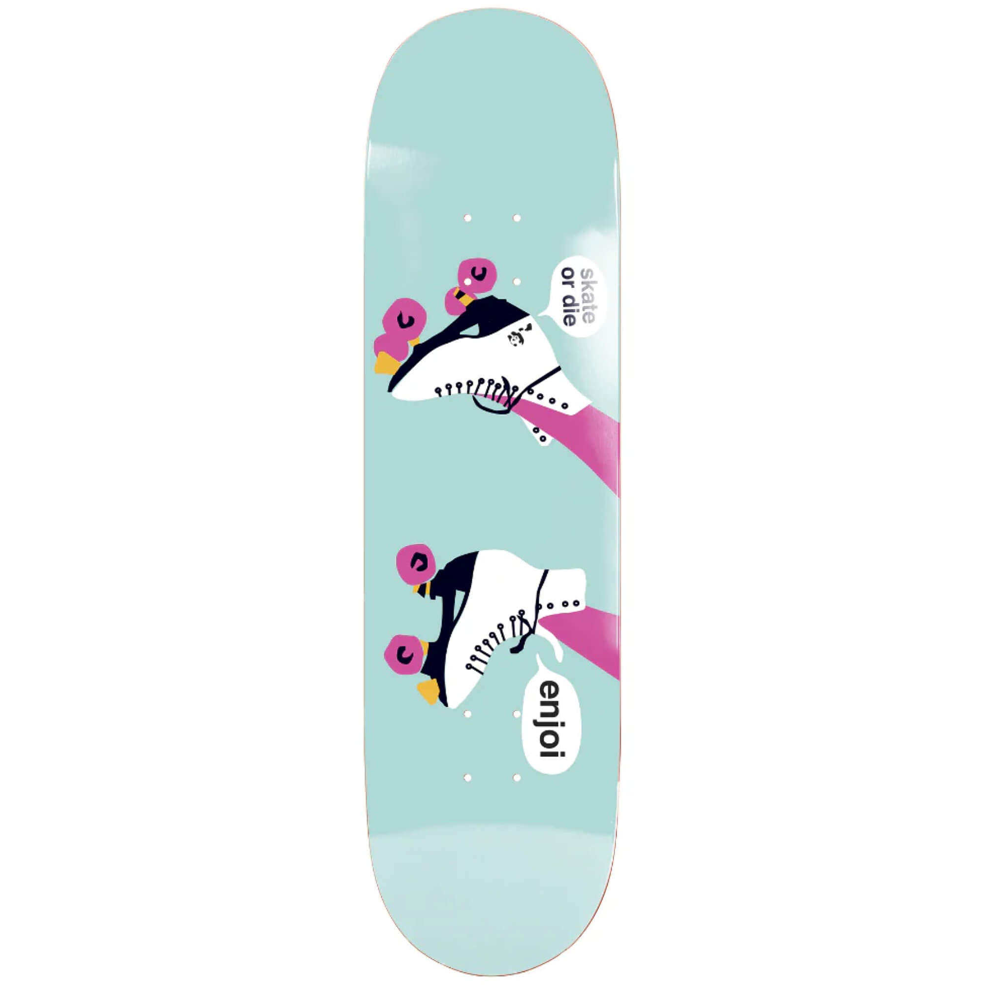 Enjoi Big Box Roller Skates R7 Skateboard Deck 8.25"