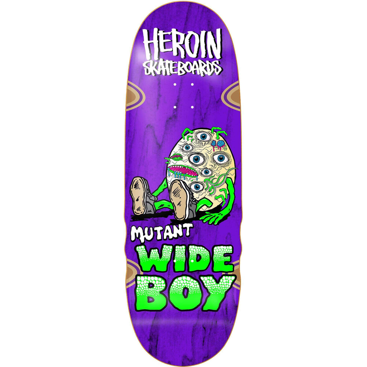 Heroin Skateboards Mutant Wide Boy Deck 10.28"