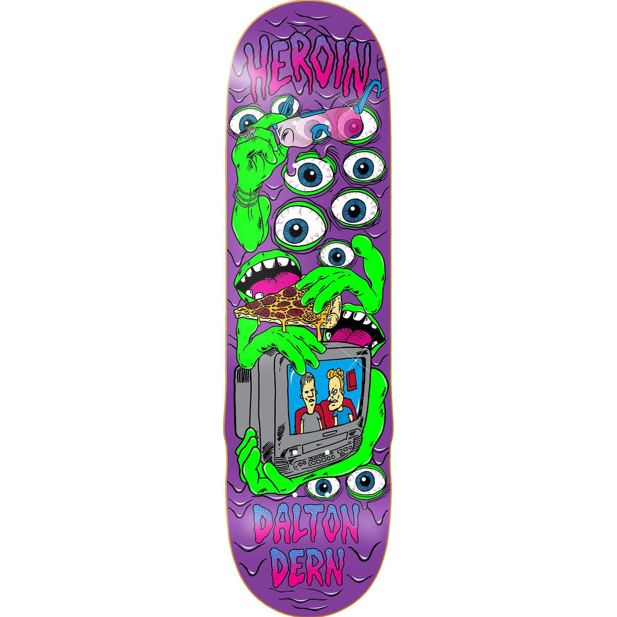 Heroin Skateboards Dalton Mutate or Die Deck 8.75"