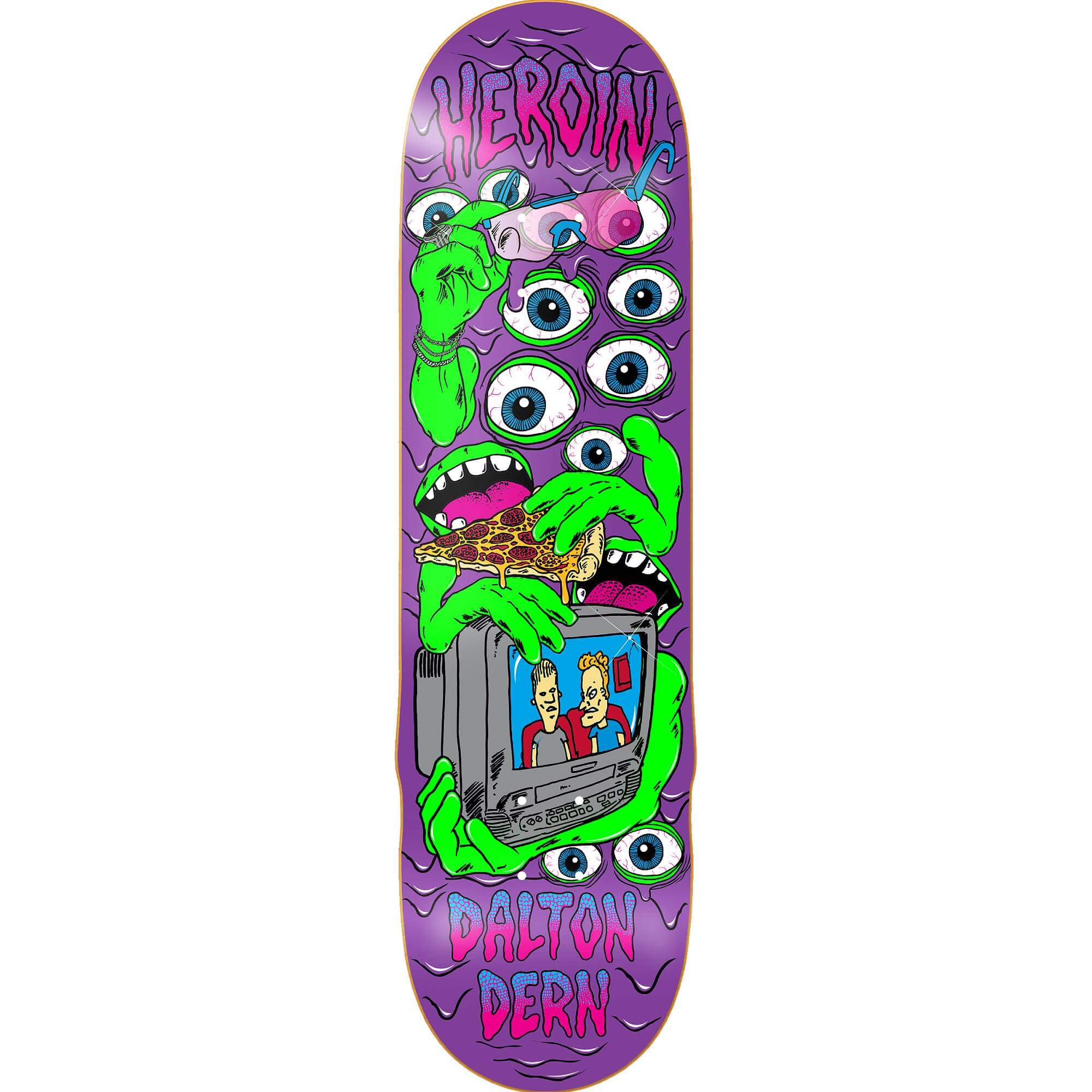 Heroin Skateboards Dalton Mutate or Die Deck 8.75"
