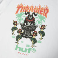 HUF x Thrasher Goat Luau Short Sleeve T-Shirt White