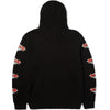 HUF x Thrasher Logo Pullover Hoodie Black