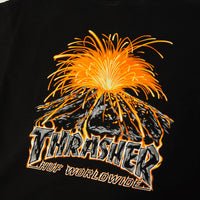 HUF x Thrasher Meltdown Short Sleeve T-Shirt Black
