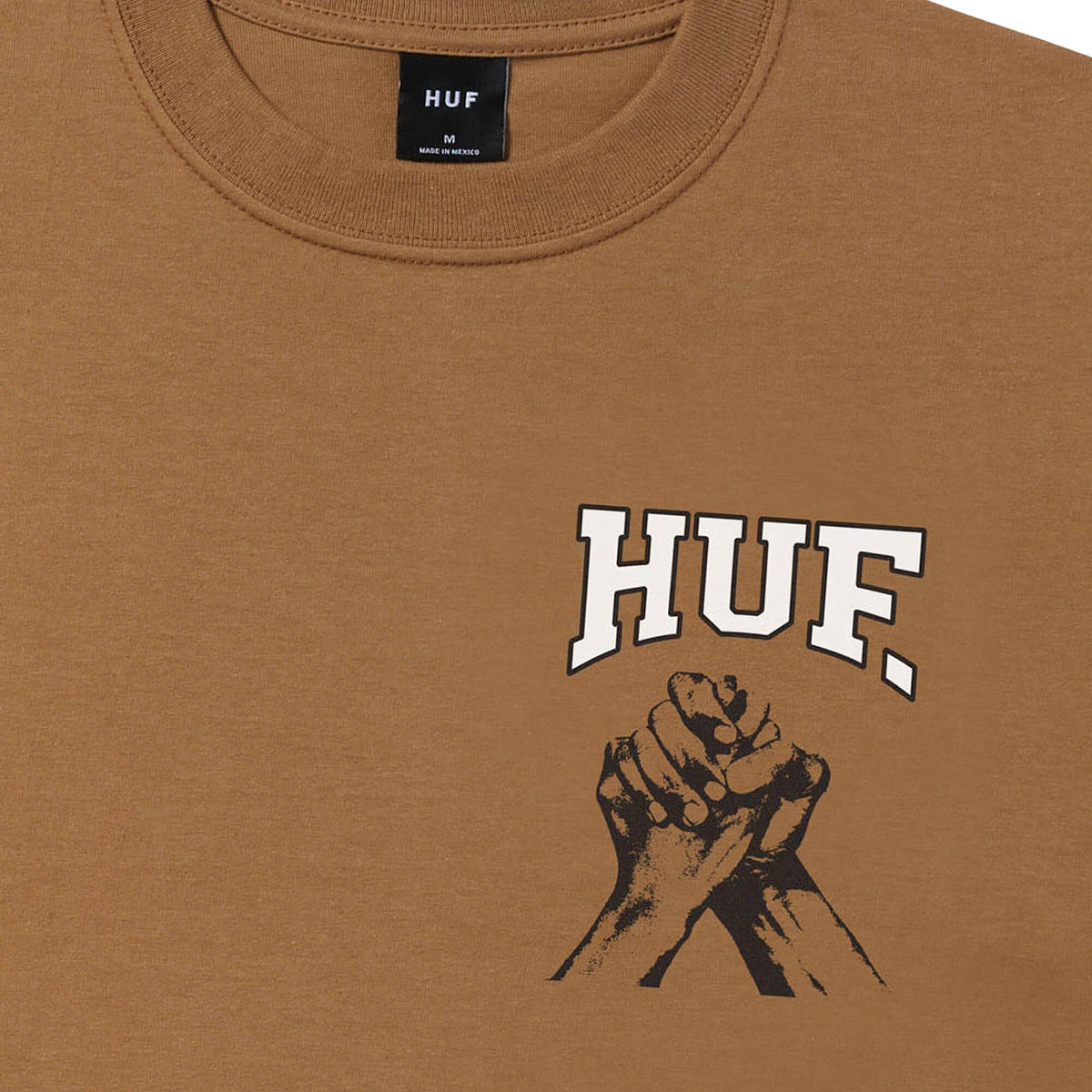HUF Unity Song Short Sleeve T-Shirt Camel Brown
