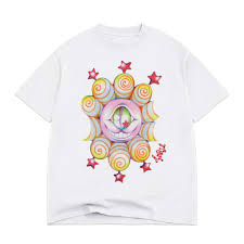 April Eye By Eye by Ema Gaspar Tee - White
