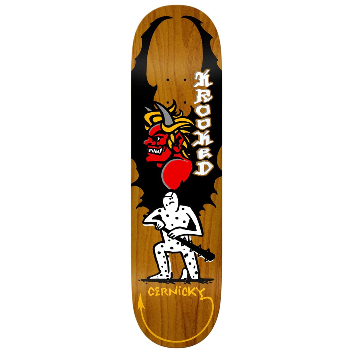 Krooked Cernicky Devil Ed Skateboard Deck 8.5"
