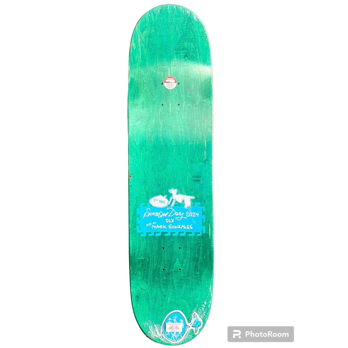 Deluxe x Skate Shop Day 2024 Limited Edition Skateboard Deck 8.5" Blue