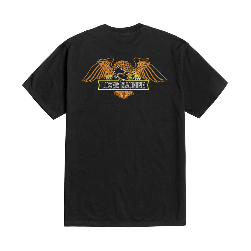 Loser Machine Co Neon Condor T-Shirt | Black – Dissent Skate Shop