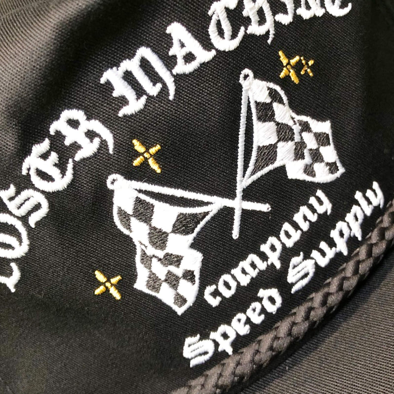 Loser Machine Speed Supply Snapback Cap Black
