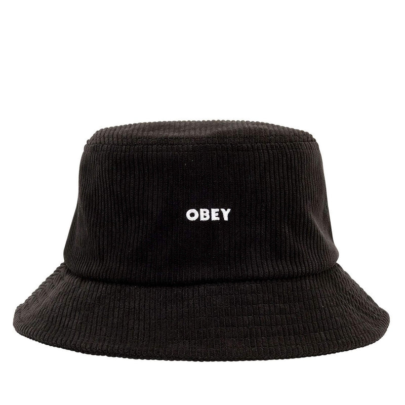 OBEY Bold Cord Bucket Hat Black