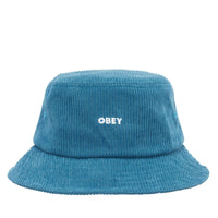 OBEY Bold Cord Bucket Hat Ocean Blue