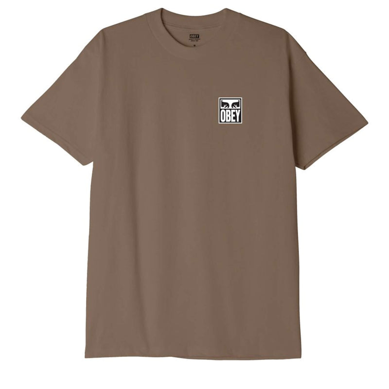 OBEY Eyes Icon 2 T-Shirt Silt Brown