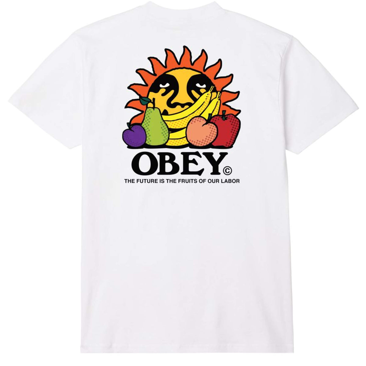 OBEY The Future Is The Fruits Of Our Labour T-Shirt White
